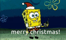 Merry Christmas Spongebob Christmas GIF - Merry Christmas Spongebob Christmas Welcome Santa GIFs