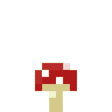 mushroom up pixel art going up slide up