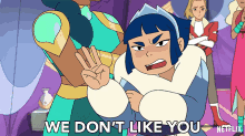 We Dont Like You Frosta GIF - We Dont Like You Frosta Merit Leighton GIFs