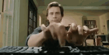 Surfing The Web GIF - Bruce Almighty Jim Carrey Typing GIFs