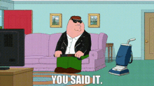 Family Guy You Said It GIF - Family Guy You Said It Peter Griffin GIFs