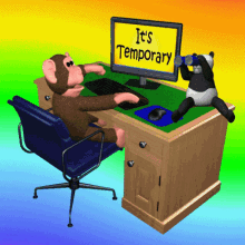Temporary Work Its Temporary GIF - Temporary Work Its Temporary Non Permanent GIFs