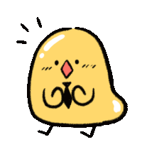 Cute Lovely Sticker - Cute Lovely Chick Stickers