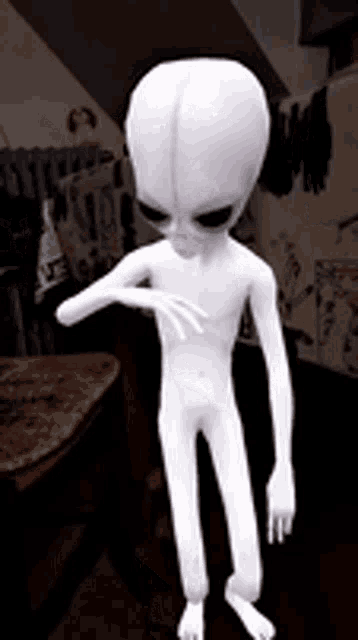 grossed out meme alien