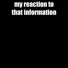a cartoon character has horns on her head and says " my reaction to that information "