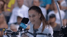 marijana veljovic tennis umpire talking