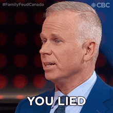 You Lied Gerry Dee GIF - You Lied Gerry Dee Family Feud Canada GIFs