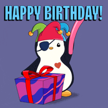 Birthday Happy Birthday GIF - Birthday Happy Birthday Penguin GIFs