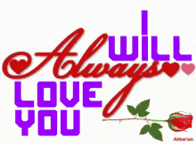 animated greeting card love you always