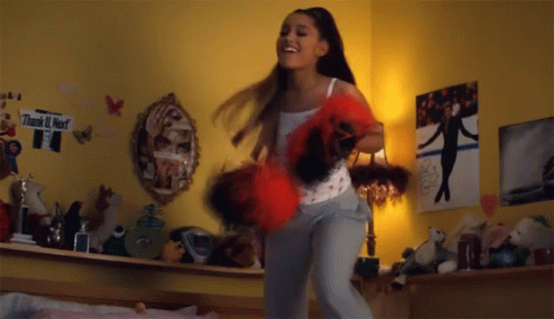ariana grande excited gifs