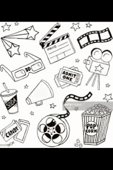 Movies Tape GIF - Movies Tape Pop Corn GIFs