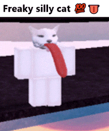 Freaky Silly Cat GIF