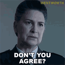 Dont You Agree Joan Ferguson GIF - Dont You Agree Joan Ferguson Wentworth GIFs
