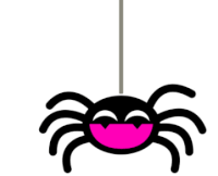Kawaii Spider Sticker