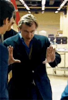 Christopher Nolan Directing GIF - Christopher Nolan Directing Stop GIFs