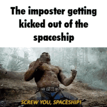 Imposter Among Us GIF - Imposter Among Us Kicked Out GIFs