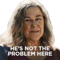 Hes Not The Problem Here Bea Finley Cullen Sticker