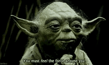 Feel The Force Yoda GIF - Feel The Force Yoda Star Wars - Discover & Share  GIFs