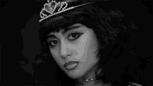 diamond days crown queen princess black and white