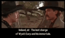 Tombstone Last Charge Of Wyatt Earp GIF - Tombstone Last Charge Of Wyatt Earp Talking GIFs