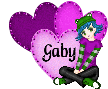 Gabriela Gaby Sticker - Gabriela Gaby Heart Stickers