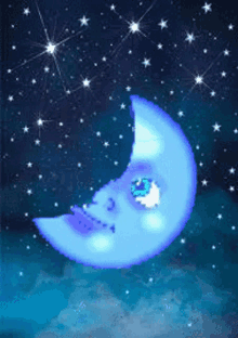 Good Night Moon GIF - Good Night Moon Natewantstobattle GIFs