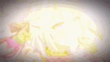 a drawing of a girl with long white hair
