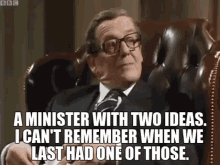 Yes Minister Sir Arnold GIF - Yes Minister Sir Arnold Idea GIFs