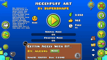 a screenshot of a video game called jigglypuff art by supershape