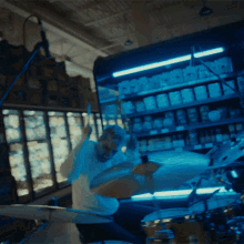 Playing The Drums Mike Brandolino GIF - Playing The Drums Mike Brandolino Valley GIFs