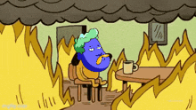 Waldos This Is Fine GIF