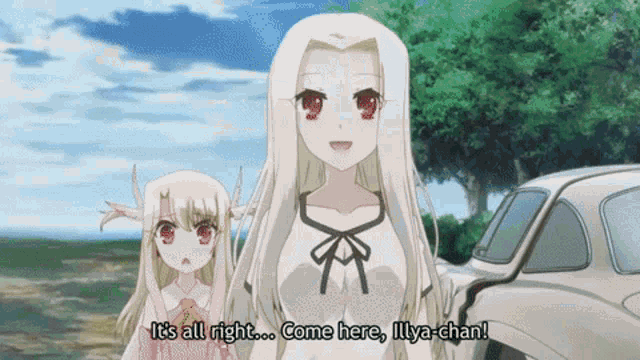 Irisviel Von Einzbern Kuro GIF - Irisviel Von Einzbern Kuro Illya GIFs