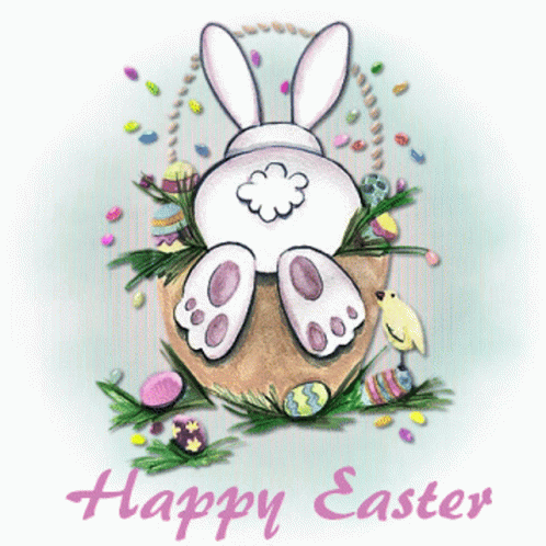 Happy Easter Bunny GIF - Happy Easter Bunny Cute - Discover & Share GIFs