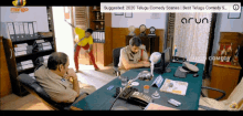 a screenshot of a telugu comedy show on mango