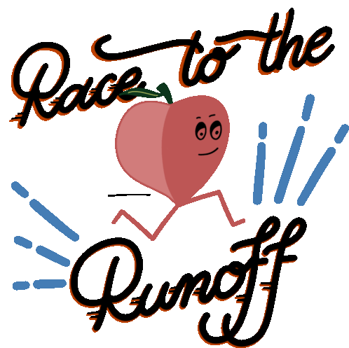 Race To The Runoff Race Sticker - Race To The Runoff Race Runoff Stickers