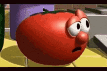 Confused Veggie Tales GIF - Confused Veggie Tales Tomato GIFs