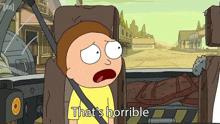 That'S Horrible Morty Smith GIF - That'S Horrible Morty Smith Rick And Morty GIFs