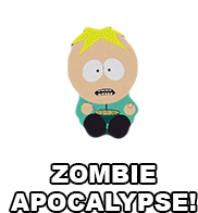Zombie Apocalypse South Park Sticker