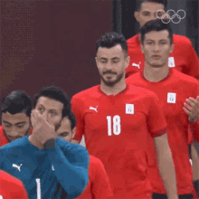 Players Entering Egypt Soccer Team GIF - Players Entering Egypt Soccer Team Nbc Sports GIFs
