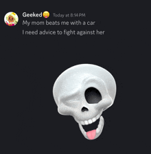a picture of a skeleton with a quote from geeked