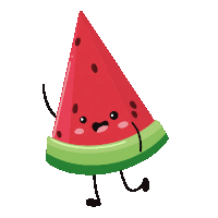 Wave Watermelon Sticker - Wave Watermelon Melon Stickers