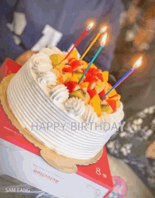 生日蛋糕 生日快樂 GIF