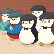Team Walking GIF - Team Walking Penguin GIFs