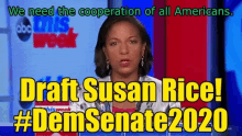 Democrat We Need The Cooperation Of All Americans GIF - Democrat We Need The Cooperation Of All Americans Susan Rice GIFs