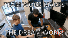 Teamwork Dream Work GIF - Teamwork Dream Work Teamword Makes The Dream Work GIFs