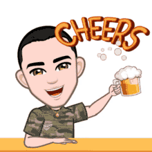 Militar Cheers GIF