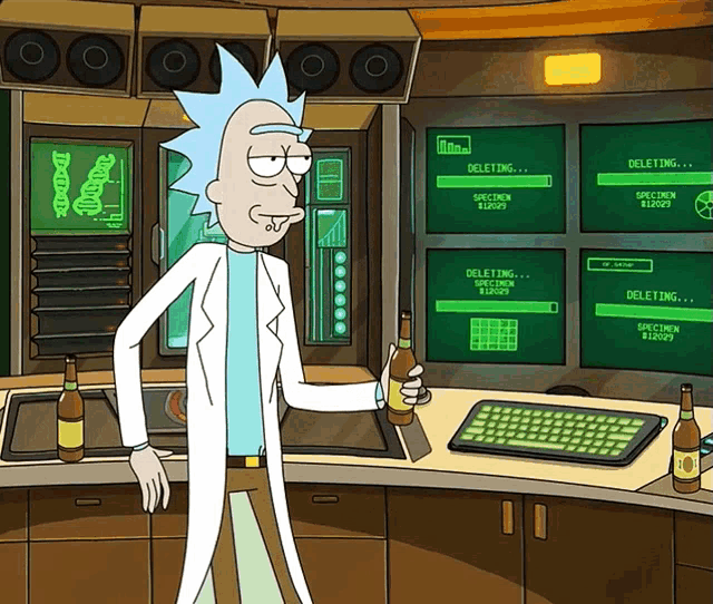 Rick And Morty Drunk Rick Sanchez GIF