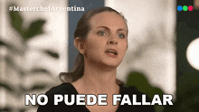 No Puede Fallar Micaela GIF - No Puede Fallar Micaela Masterchef Argentina GIFs