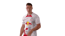 shrugs it off willi orban rb leipzig dont mind it right straight