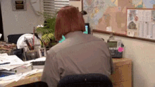 Surprise Wigs - The Office GIF - The Office Wigs Surprise GIFs